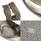 Hermes Handbag Picotin Lock Mm 22 Taurillon Clemence Etoupe Gray — view 8