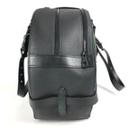 Louis Vuitton Shoulder Bag Soft Hat Trunk Taiga Leather Ardoise Black — view 3