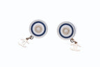 Chanel CC Logo Earrings 05 Pearl Resin Metal