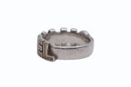Chanel Round Logo Ring 00 Silver Ivory — view 4