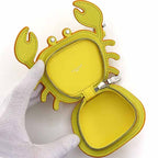 Louis Vuitton Bag Charm Club Key Holder Accessory Case Crab Jaune — view 3