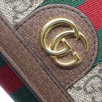 Gucci Offdia GG Supreme Jelly Line Wallet Bifold Beige — view 2