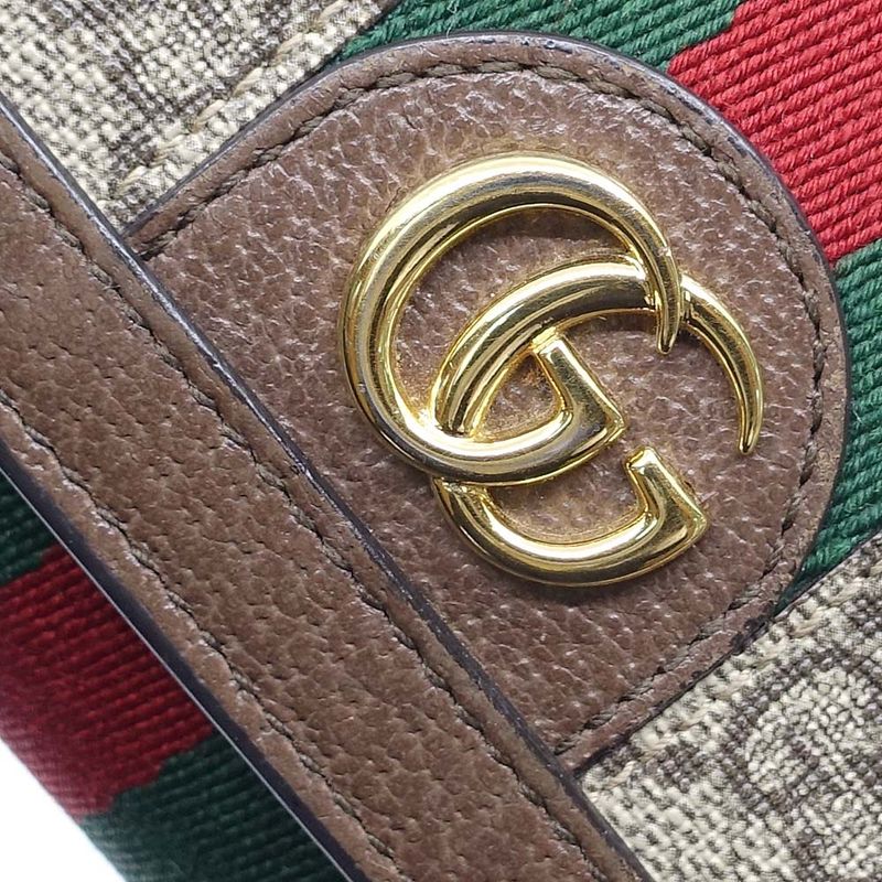 Gucci Offdia GG Supreme Jelly Line Wallet Bifold Beige — view 2