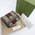 Gucci Offdia GG Supreme Jelly Line Wallet Bifold Beige — view 9