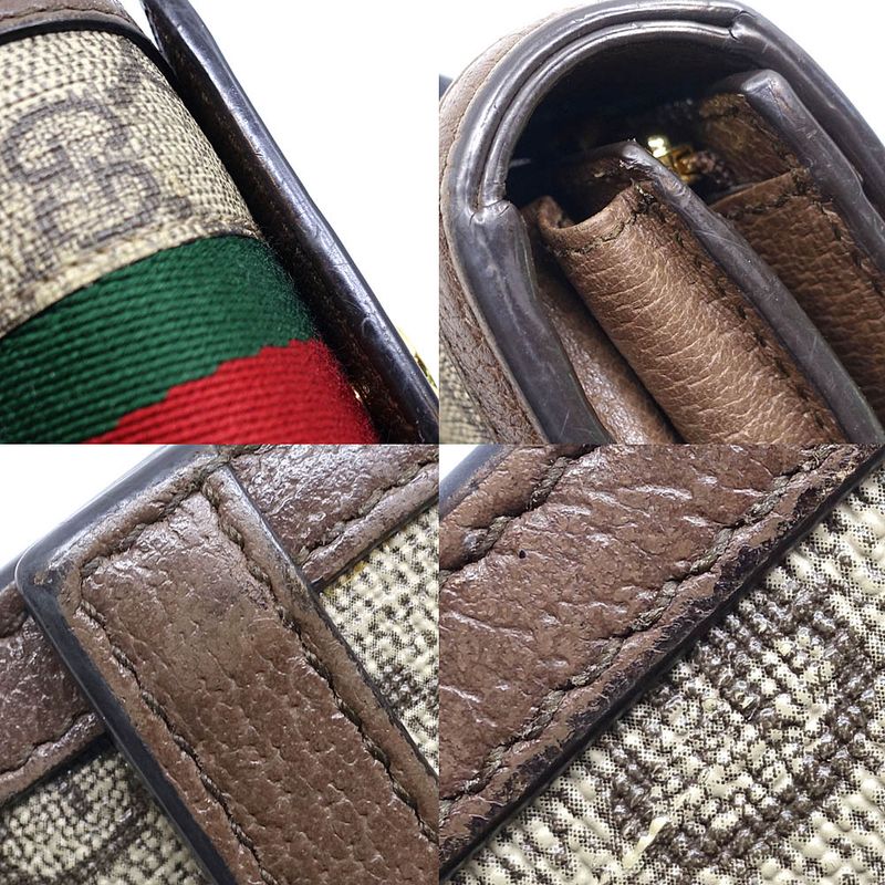 Gucci Offdia GG Supreme Jelly Line Wallet Bifold Beige — view 7