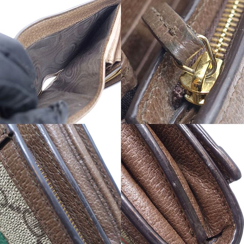 Gucci Offdia GG Supreme Jelly Line Wallet Bifold Beige — view 6
