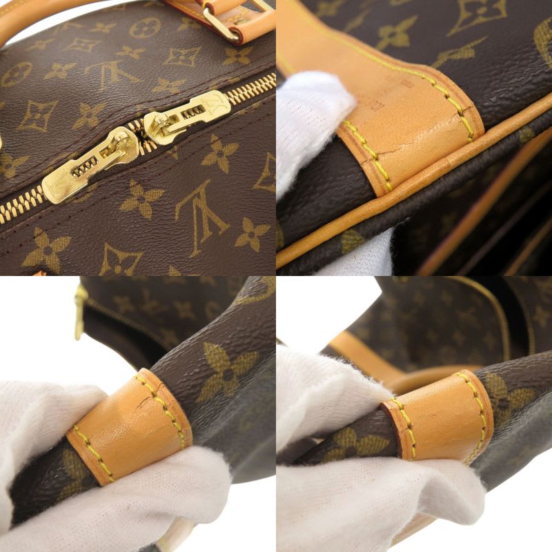 Louis Vuitton Keepall Bandouliere 60 Monogram Brown Boston Bag 0950