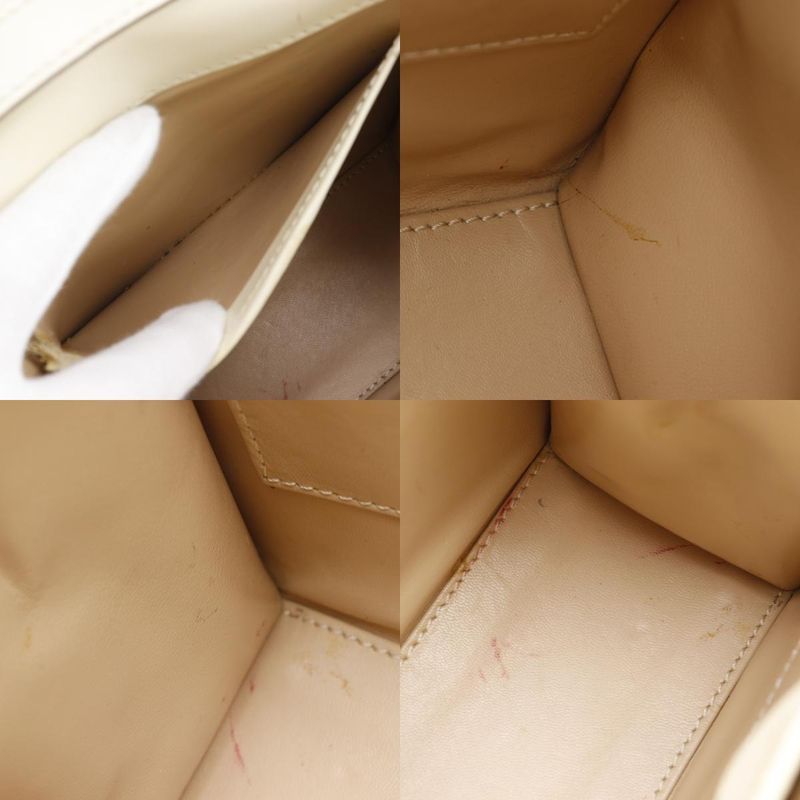 Celine 2-Way Shoulder Vintage Calf White Handbag — view 7