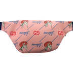 Gucci Children the Jetsons Waist Bag Leather Pink Blue Body 1999 — view 3
