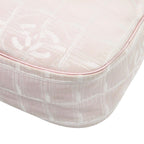 Chanel New Travel Line One Shoulder Bag Pink Nylon Leather — view 6