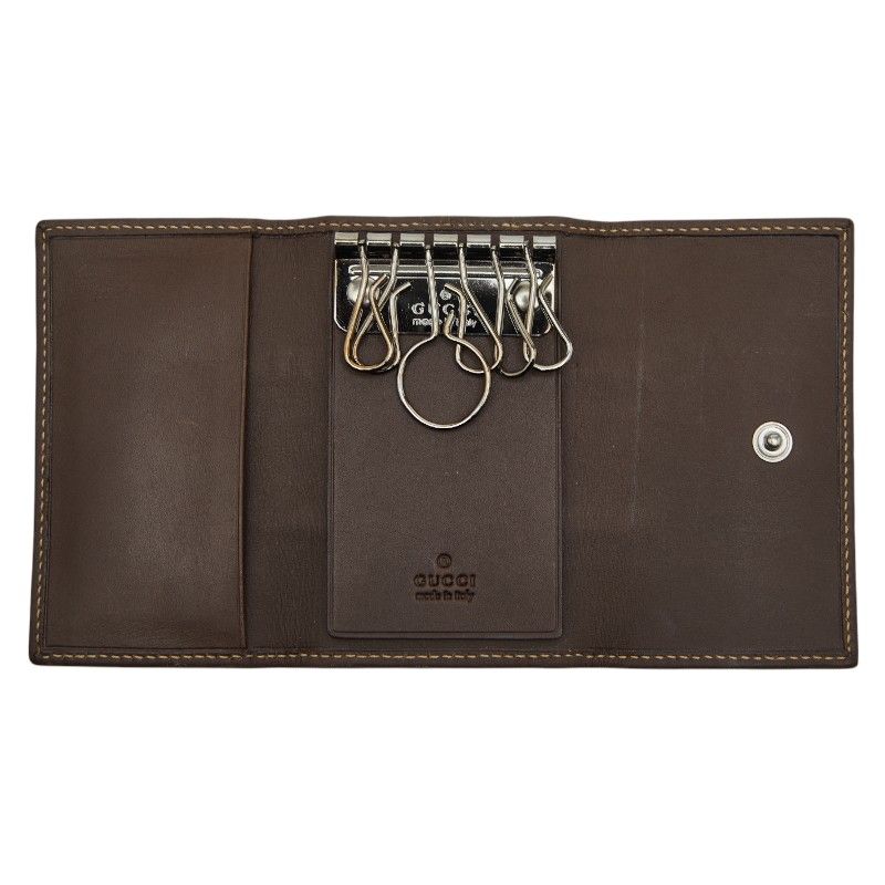 Gucci GG Canvas 6 Rows Brown Leather — view 6