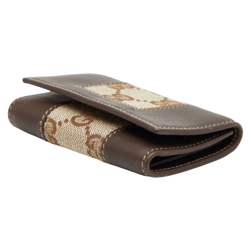 Gucci GG Canvas 6 Rows Brown Leather — view 4