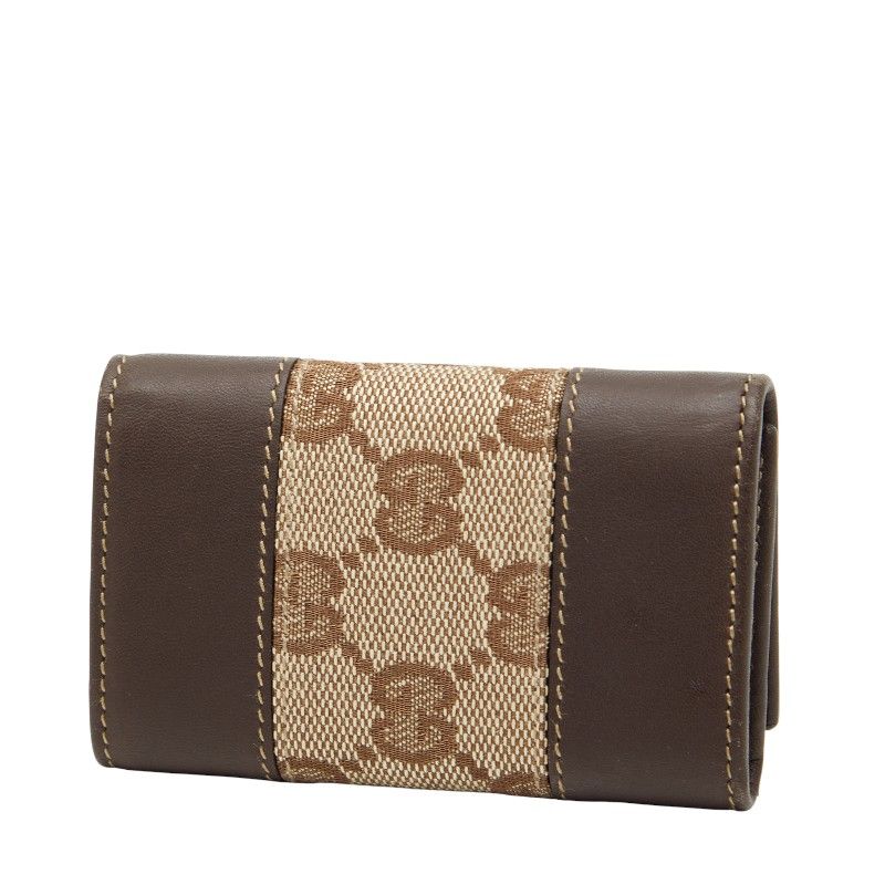 Gucci GG Canvas 6 Rows Brown Leather — view 2