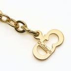 Christian Dior Necklace CD Logo Twisted Metal Gold Plated GP Accessories — view 8