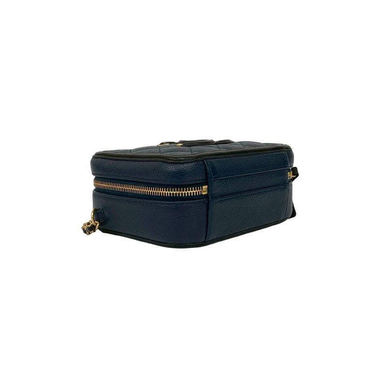Chanel CC Filigree Caviar Leather 2-Way Shoulder Bag — view 8