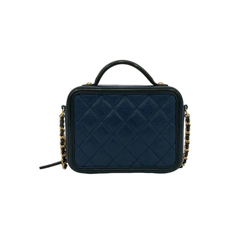 Chanel CC Filigree Caviar Leather 2-Way Shoulder Bag — view 4