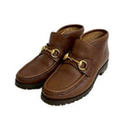 Gucci Horsebit Hardware Leather Short Boots Shoes 36 1 2 Size — view 4