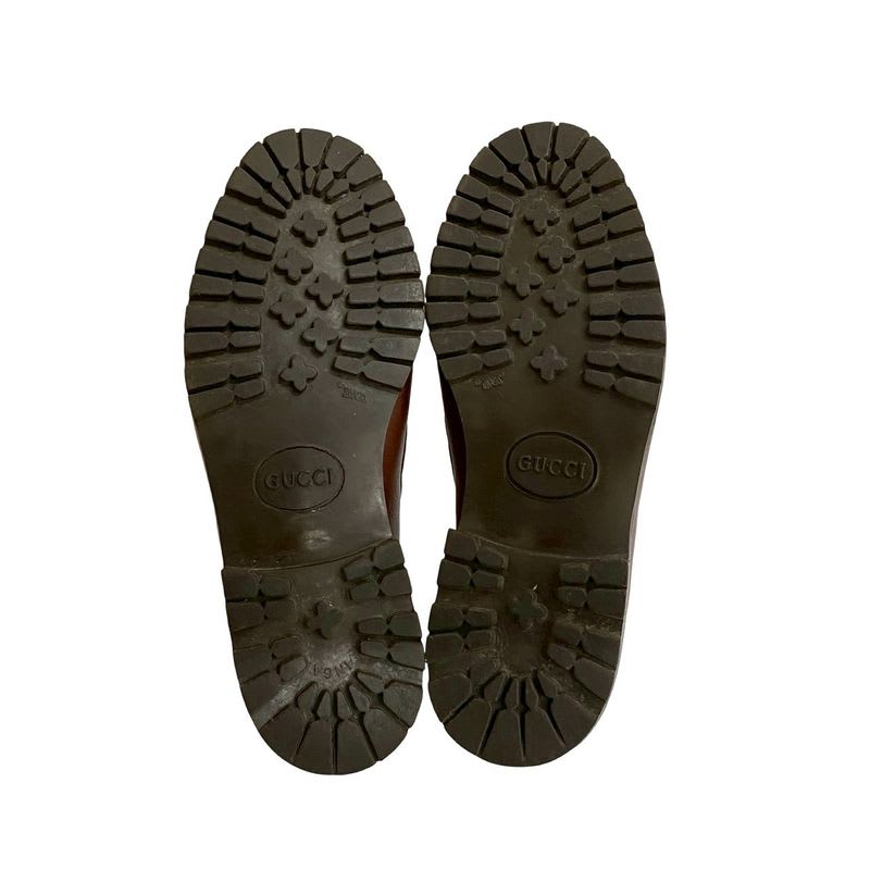 Gucci Horsebit Hardware Leather Short Boots Shoes 36 1 2 Size — view 6