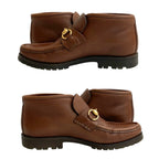 Gucci Horsebit Hardware Leather Short Boots Shoes 36 1 2 Size — view 2