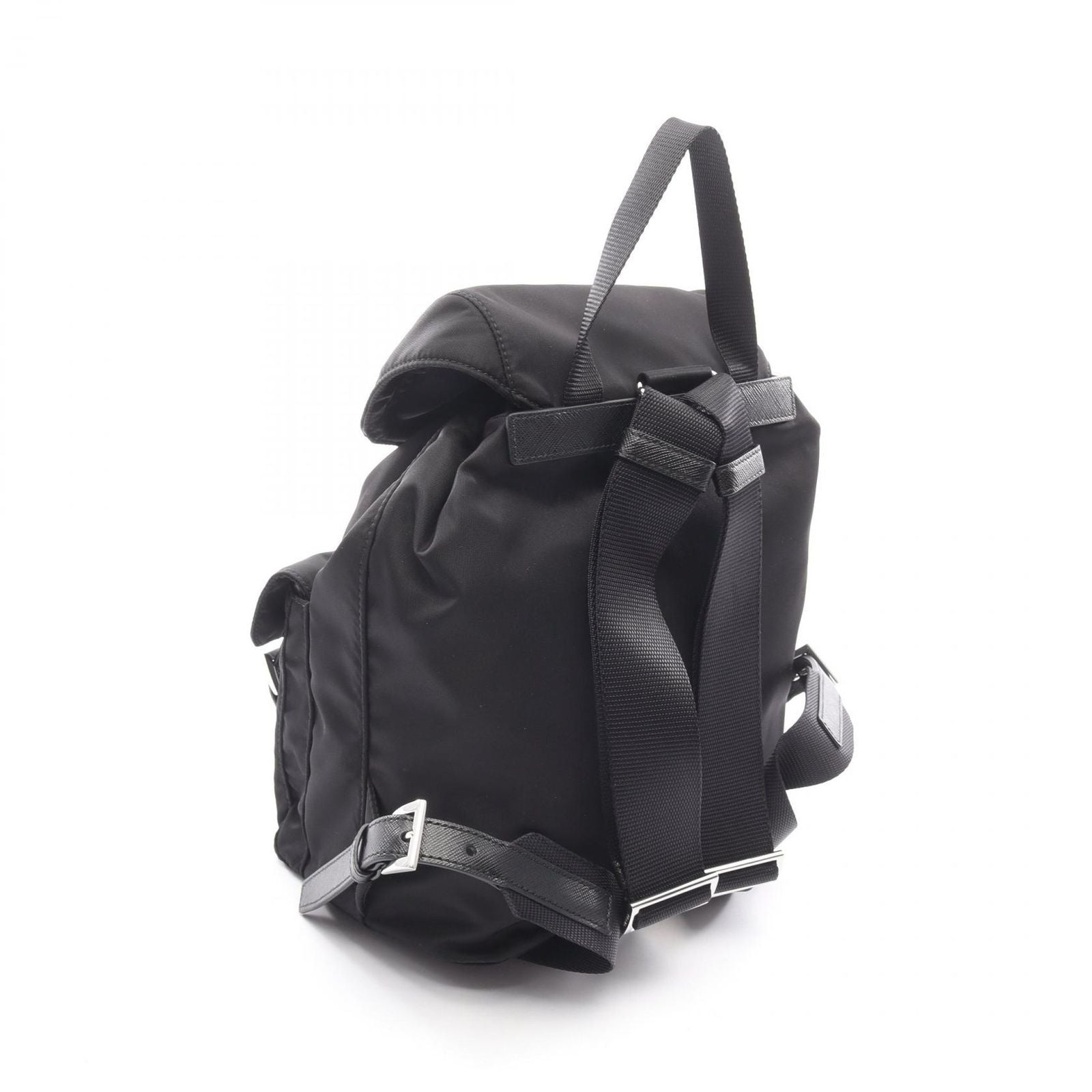 Prada Rucksack Backpack Tessuto Soft Calf 1 Bz677 Rv44 F0002 Nero Nylon Leather — view 2