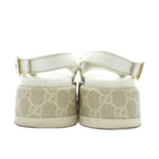 Gucci Sandals Platform GG Supreme Thick Sole Open Toe Strap 35 — view 5