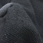 Chanel Scarf CC Logo Cashmere Beads Shawl Black — view 5
