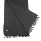 Chanel Scarf CC Logo Cashmere Beads Shawl Black — view 2
