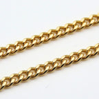 Christian Dior Necklace CD Logo Metal Rhinestone Gold Plated GP Accessories — view 6
