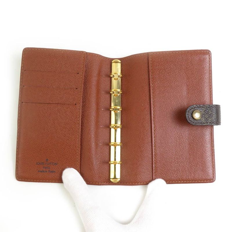 Louis Vuitton Ballpoint Pen Set Notebook Cover Monogram Agenda PM — view 4
