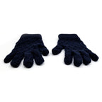 Hermes Gloves Tri Maillon Navy M Size Cashmere — view 3