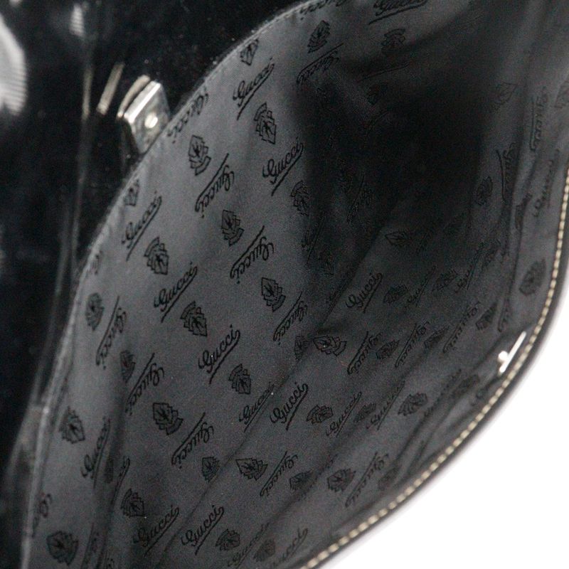 Gucci Cles Store Emblem Black Shoulder Bag — view 7