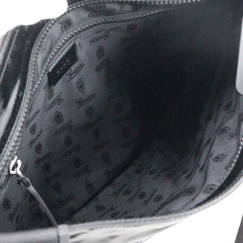 Gucci Cles Store Emblem Black Shoulder Bag — view 6