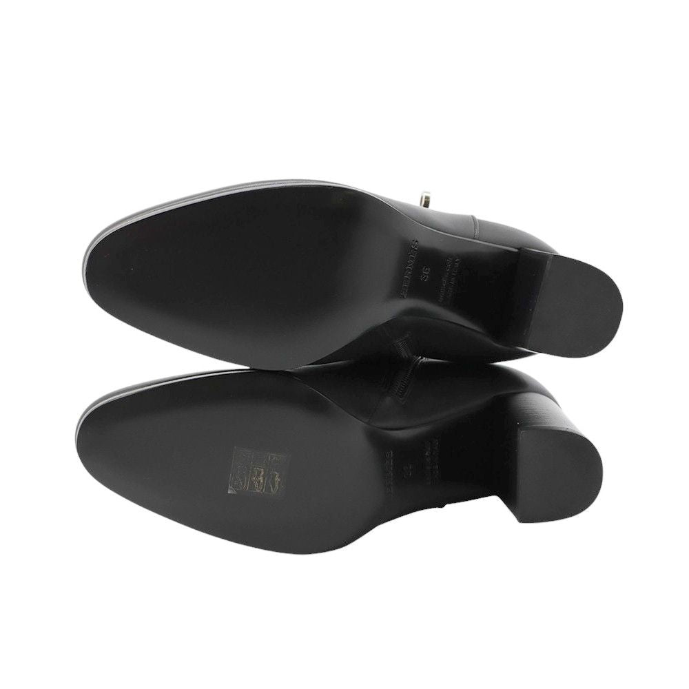 Hermes Boots Saint Germain Calf Leather 36 Shoes Black — view 4
