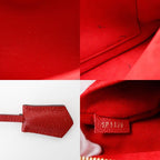 Louis Vuitton Alma Into Bag 2-Way Shoulder Monogram Canvas Rouge Brown — view 9