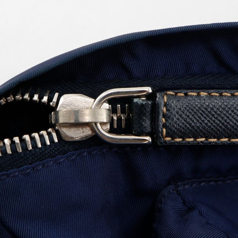 Prada Waist Pouch Body Bag Nylon Navy — view 9