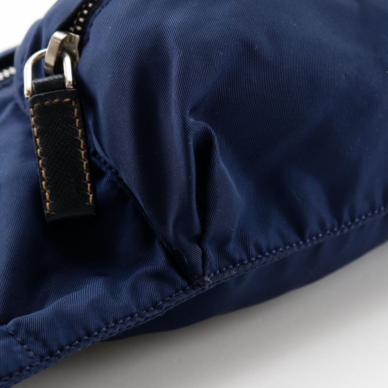 Prada Waist Pouch Body Bag Nylon Navy — view 4