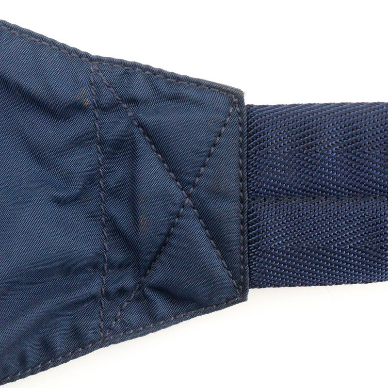 Prada Waist Pouch Body Bag Nylon Navy — view 7