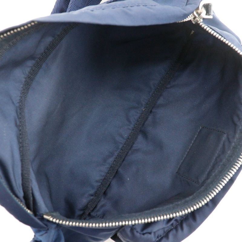 Prada Waist Pouch Body Bag Nylon Navy — view 5