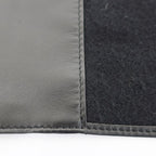Loewe Shawl Muffler With Pocket Black Leather Cashgora Apparel Scarf — view 5