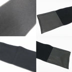 Loewe Shawl Muffler With Pocket Black Leather Cashgora Apparel Scarf — view 6