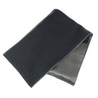 Loewe Shawl Muffler With Pocket Black Leather Cashgora Apparel Scarf — view 2