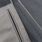 Loewe Shawl Muffler With Pocket Black Leather Cashgora Apparel Scarf — view 4