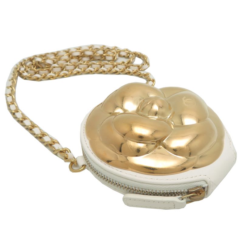 Chanel Shoulder Bag Camellia Chain Ap3089 — view 4