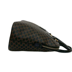 Celine Vintage Macadam Blason Triomphe Pattern Leather Handbag Mini Tote Bag — view 7
