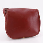 Gucci Vintage Interlocking G 001.904.1059 Calf Red Shoulder Bag — view 3