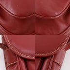 Gucci Vintage Interlocking G 001.904.1059 Calf Red Shoulder Bag — view 5