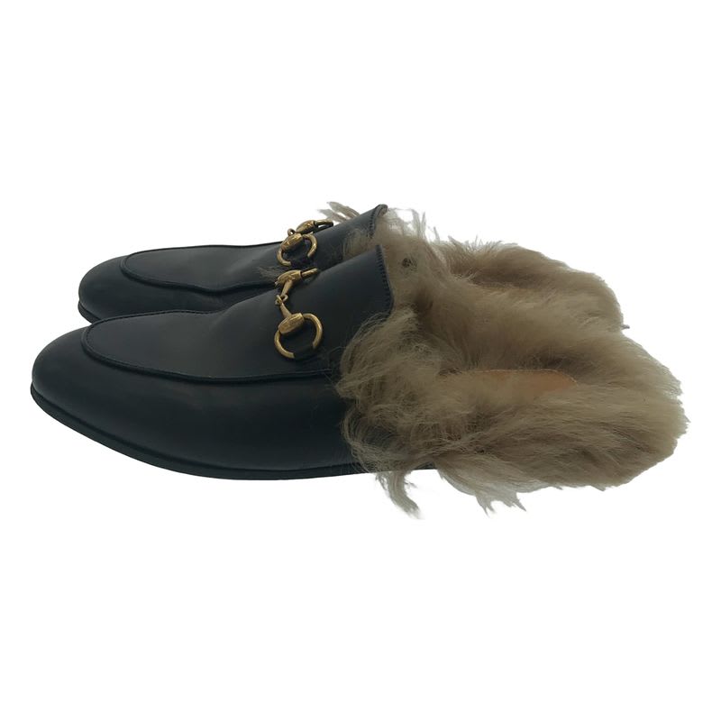 Gucci Princetown Horsebit Leather Loafers Black — view 2