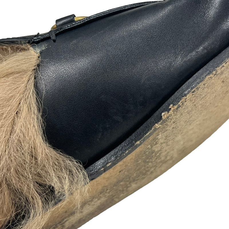 Gucci Princetown Horsebit Leather Loafers Black — view 6