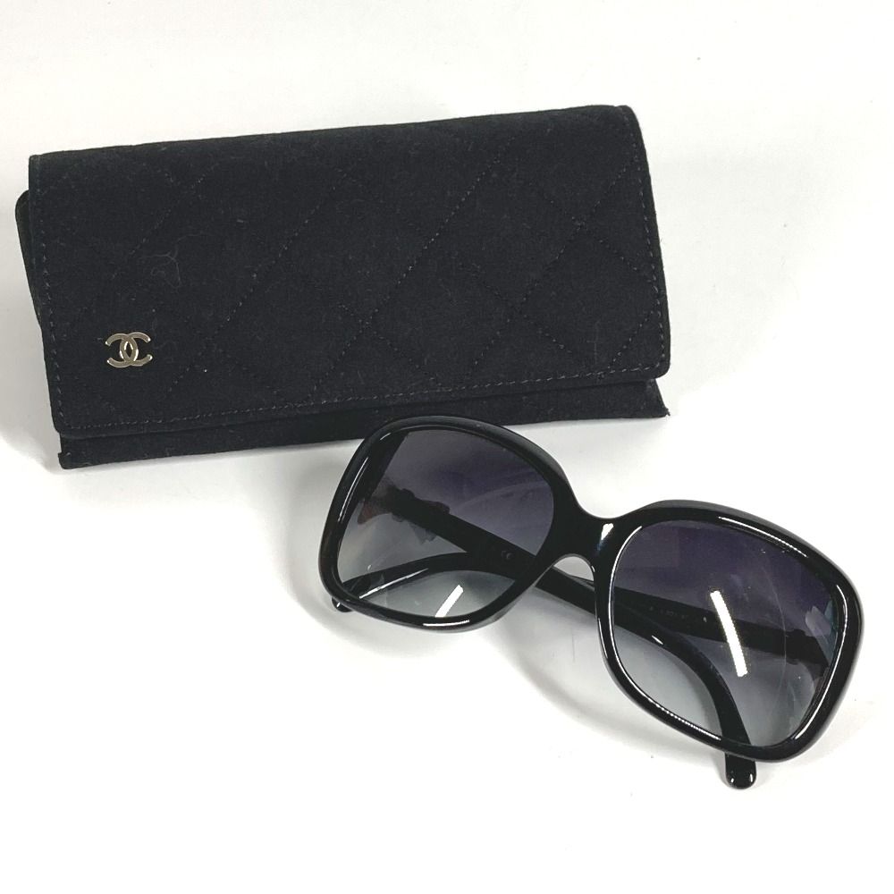 Chanel Sunglasses Ribbon CC Coco Mark Logo 5171-a Acetate Black — view 9