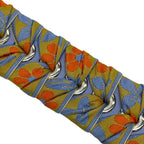 Fendi Mini Strap You Shoulder Accessory Flower Floral Ribbon Canvas Blue — view 5
